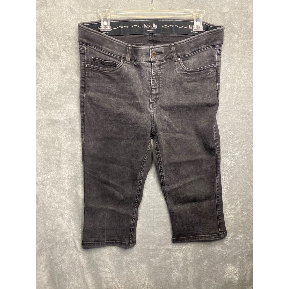 Rafaella Weekend Womens Grey Denim‎ Capri Jeans Size 12